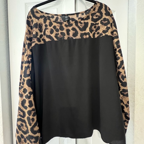 SHEIN - cheetah shirt size 3x - Picture 2 of 3